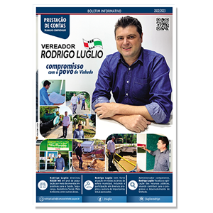 Informativo 2022/2023 do Vereador Rodrigo Luglio - Vinhedo/SP